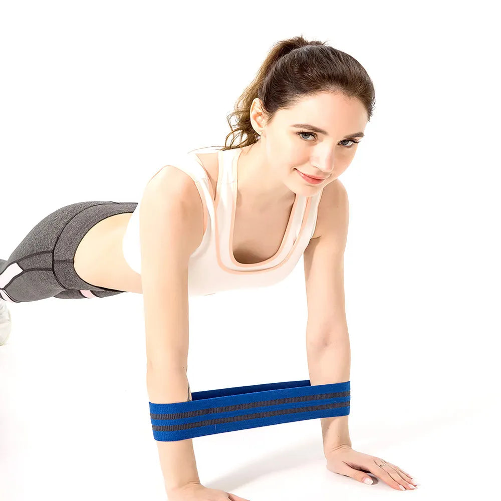 Fitness Resistance Band Buttocks Expansion Cloth Rubber