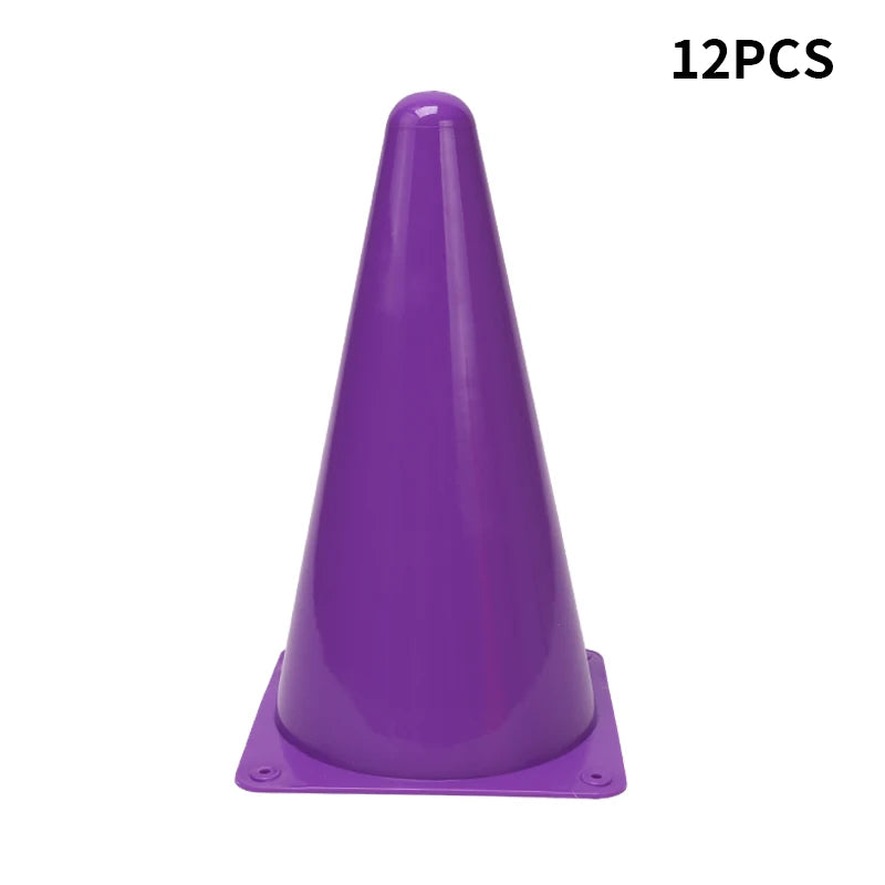 12PCS  Training Marker Equipment Agility Cones