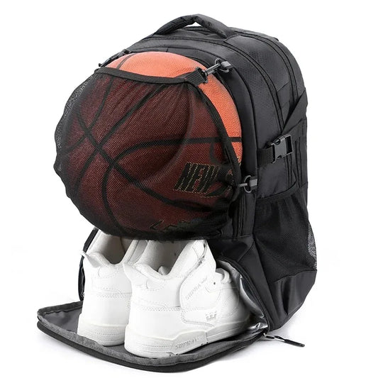 Backpack Large Sports Equipment Bag with Ball Holder & Shoe Compartment