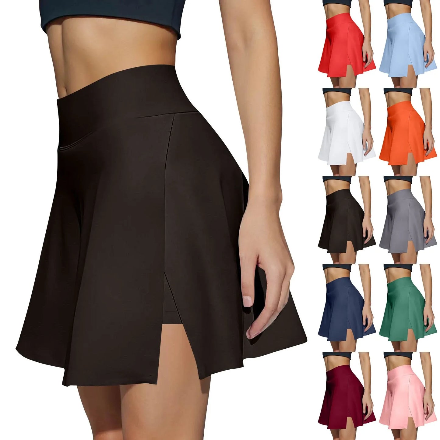 Women's Sports skirt Casual High Waist Gym Quick