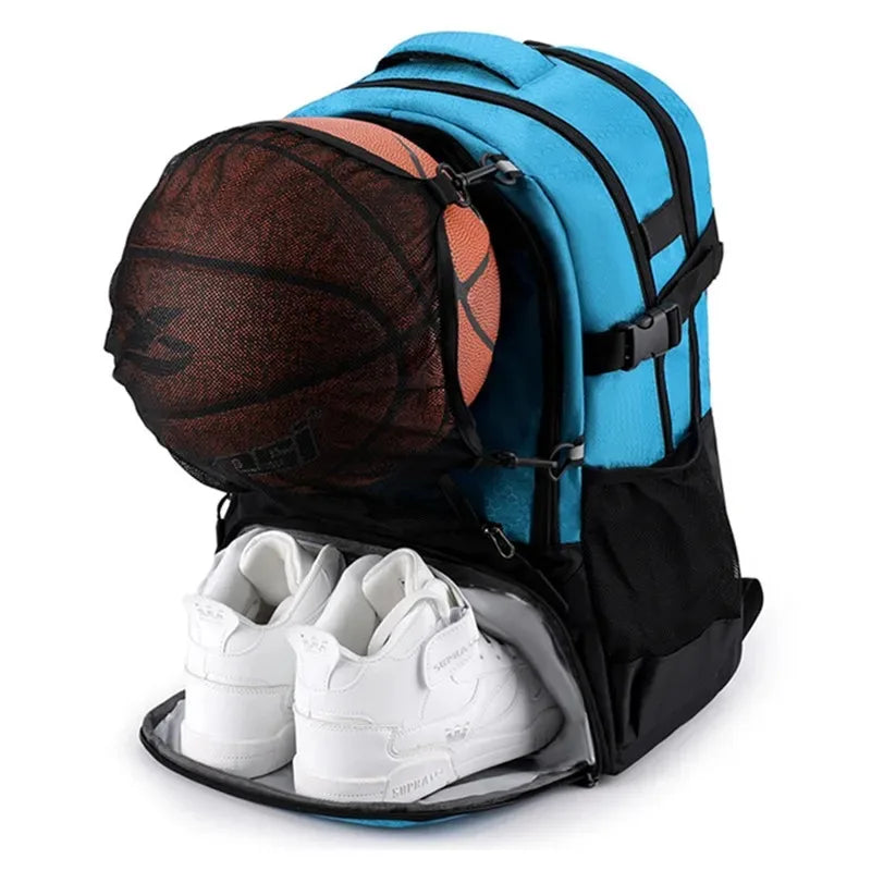 Backpack Large Sports Equipment Bag with Ball Holder & Shoe Compartment